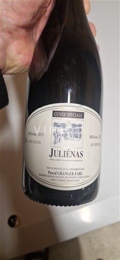 Beaujolais Juliénas Pascal Granger EARL Spéciale 2013