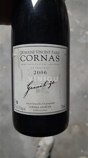 Rhônevallei Cornas Domaine Vincent Paris Granit 30 2006
