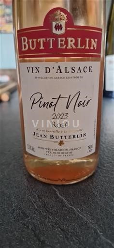 Алзас Аласас Jean Butterlin Pinot Noir 2023