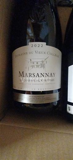 Burgund Marsannay Domaine Vieux Collège La Charme aux Prêtres 2022