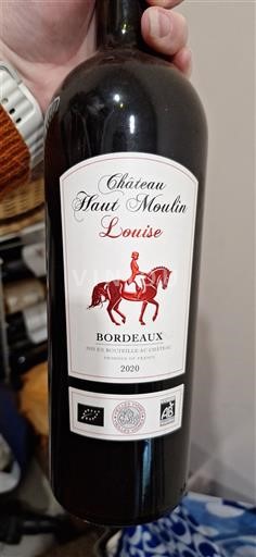 Bordo Château Haut Moulin Louise 2020