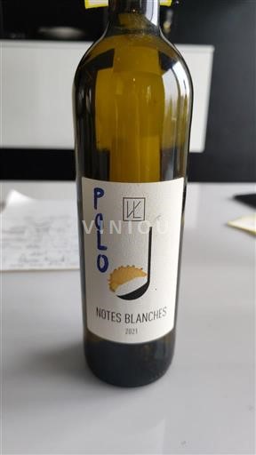Valonija Vin fe Liège Notes Blanches 2021