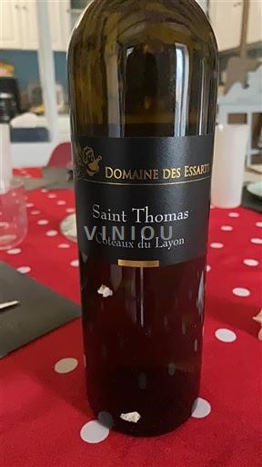 Dolina Loare Кото де Лејон Domaine Essarts Saint Thomas 2020