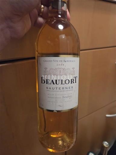 Bordoja Sauternes Beaulort 2004