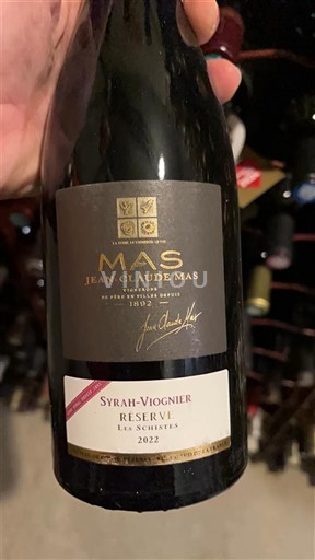 Languedoc og Roussillon Pays d'oc Jean-Claude Mas Syrah-Viognier Réserve Les Schistes 2022