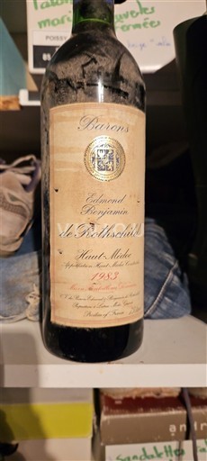 Bordoja Haut-Médoc Barons Edmond Benjamin de Rothschild 1983
