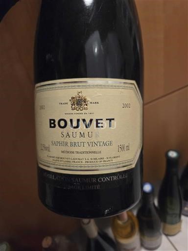 Dolina Loare Сомур Bouvet Saphir Brut Vintage 2002