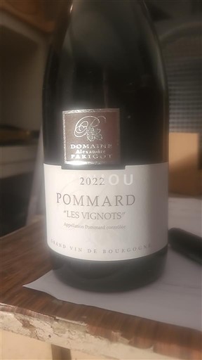Burgund Pommard Premier Cru Domaine Alexandre Parigot Les Vignots 2022