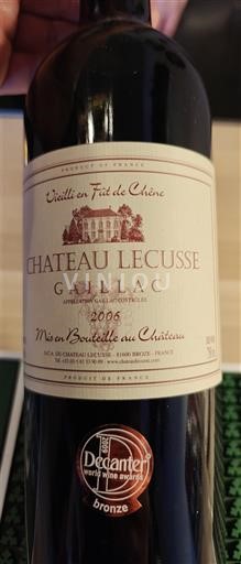 Jugperëndim Gaillac Château Lecusse 2006