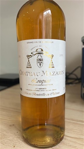 Bordoja Loupiac Château Mazarin 2016