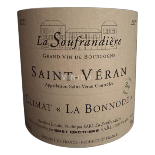 Bourgogne Saint-Véran La Soufrandière Climat "La Bonnode" 2021