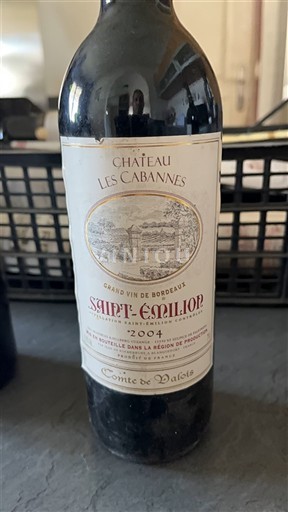 Bordeaux Saint-Émilion Château Les Cabannes 2004