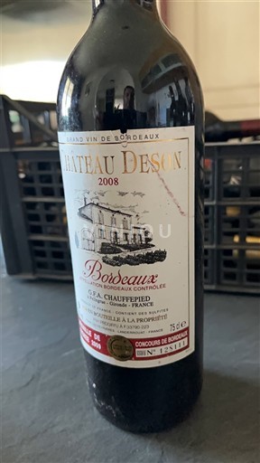 Bordoja Bordo Château Deson 2008