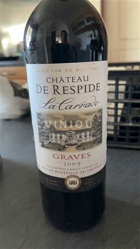 Bordoja Graves Château Respide La Carrade 2009