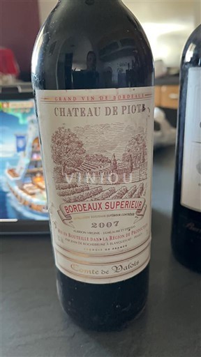 Bordoja Bordeaux Supérieur Château Piote 2007