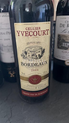 Bordoja Bordo Cellier Yvecourt 2004