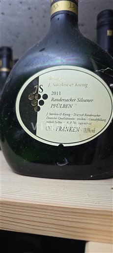 Frankonija Франкен J. Storch & Kroßig Randersacker Silvaner Pfülben 2011
