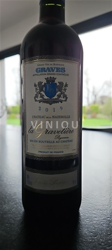 Bordoja Graves Château La Mazerolle La Gravelère 2019