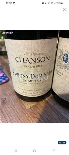Bourgogne Savigny-lès-Beaune Premier Cru Chanson Père & Fils Savigny-Dominode Premier Cru 2000