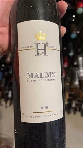 Југозапад Nespecificirano Prince de Danemark Malbec du Prince de Danemark 2020