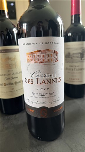 Bordoja Cotes-de-Bordeaux Château Lannes 2019