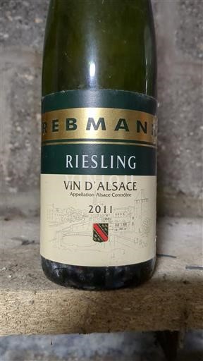 Алзас Аласас Rebmann Riesling 2011