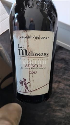 Jura Arbois Domaine Domaines Henri Maire Les Mélineaux Rang de Montfort 2015