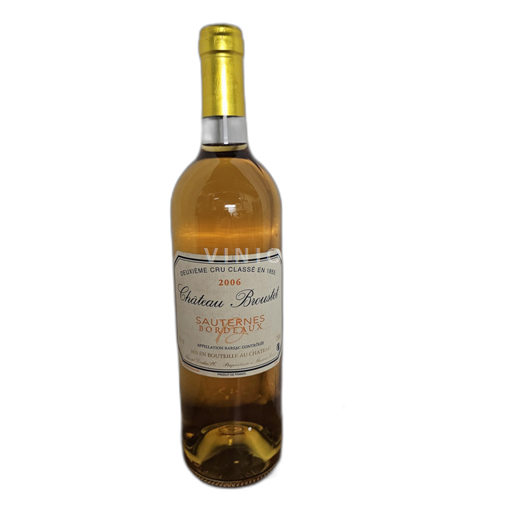 Bordeaux Sauternes Château Broustet 2006