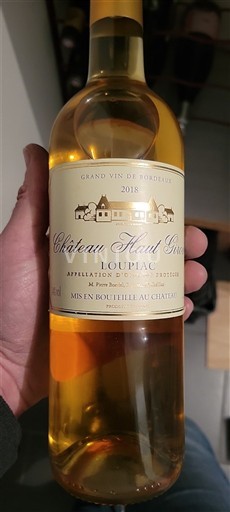 Bordoja Loupiac Château Haut Gravet 2018