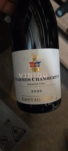 Burgundi Charmes-chambertin Grand Cru Domaine Castagnier 2022