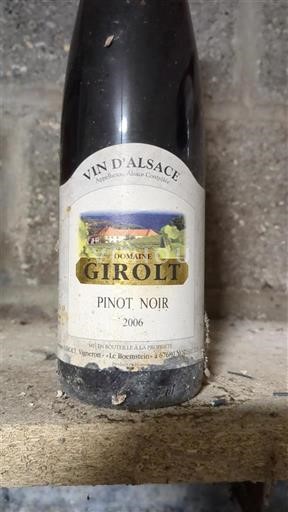 Алзас Аласас Domaine Girolt Pinot noir 2006