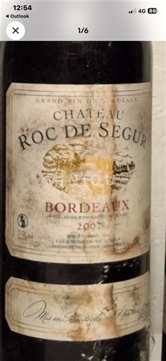 Bordeaux Château Roc de Ségur 2007