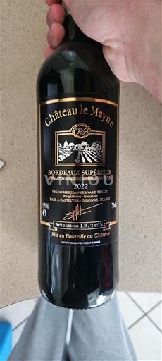Bordoja Bordeaux Supérieur Château Le Mayne Sélection J.L. Testut 2022
