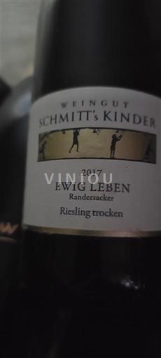 Frankonija Nespecificirano Weingut Schmitt's Kinder Ewig Leben 2017
