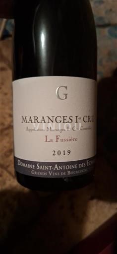 Burgund Ikke spesifisert Premier Cru Domaine Saint-Antoine des Echards La Fussière 2019