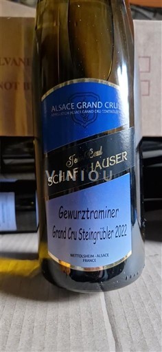 Алзас Nespecificirano Grand Cru Jean-Paul Schaffhauser Gewurztraminer Grand Cru Steingrubler 2022