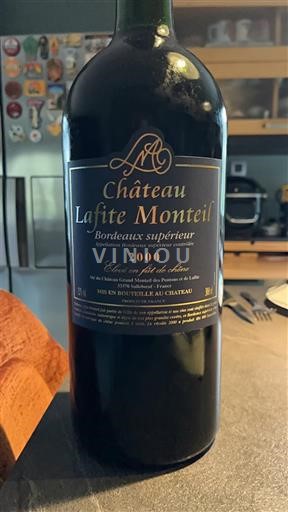 Bordo Bordo superior Château Lafite Monteil 2000