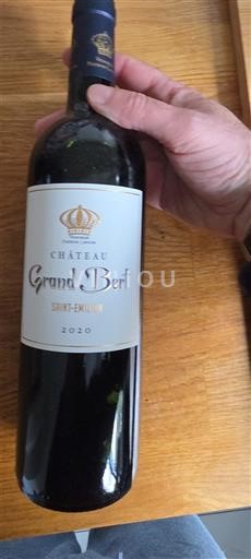 Bordeaux Saint-Émilion Château Grand Bert 2020