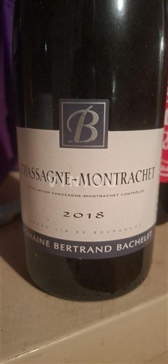 Burgund Chassagne-Montrachet Domaine Bertrand Bachelet 2018