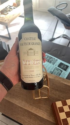 Burdeos No especificado Château Hauts de Granges 1988