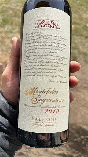 Umbrija Монтефалко Сагрантино Falesco RC2 2016
