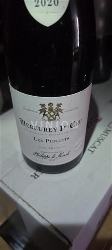 Borgoña Mercurey Premier Cru Philippe le Hardi Les Puillets 2020