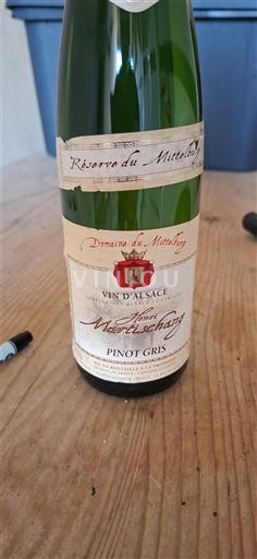 Alsacia Domaine La Mittelbourg Réserve du Mittelbourg 2018