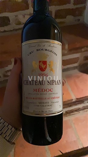 Bordoja Médoc Château Sipian 1996