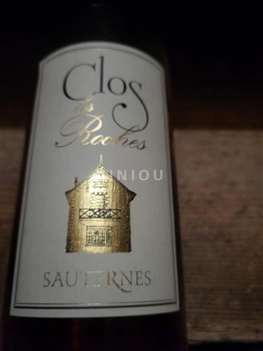 Bordéus Sauternes Clos des Roches 2016 2016