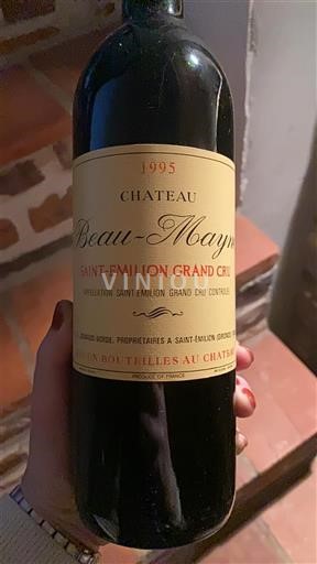 Bordeaux Saint-Émilion Grand Cru Château Beau-Mayne 1995
