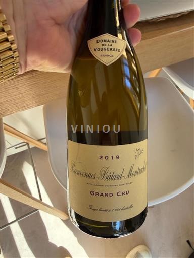 Bourgogne Bienvenues-bâtard-montrachet Grand Cru Domaine La Vougeraie 2019