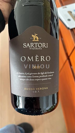 Vine Rouge sec Omèro Sartori di Verona 2023 Italien Veneto Ikke specificeret DOC