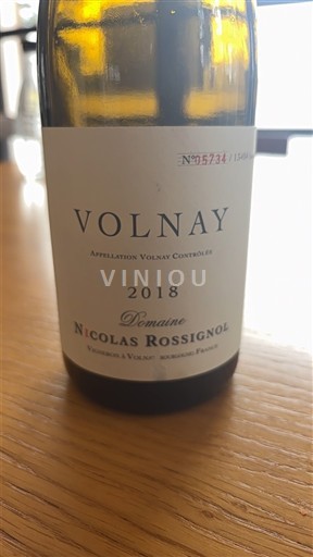 Burgund Volnay Domaine Nicolas Rossignol 2018