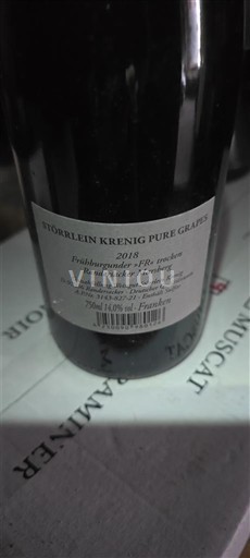 Frankonia E paspecifikuar Storrein Krenig Pure Grapes 2018